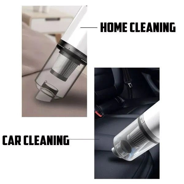 laptop keyboard cleaning with portable mini vacuum duster