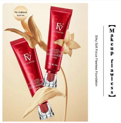 fv foundation oil control matte finish before and after comparison