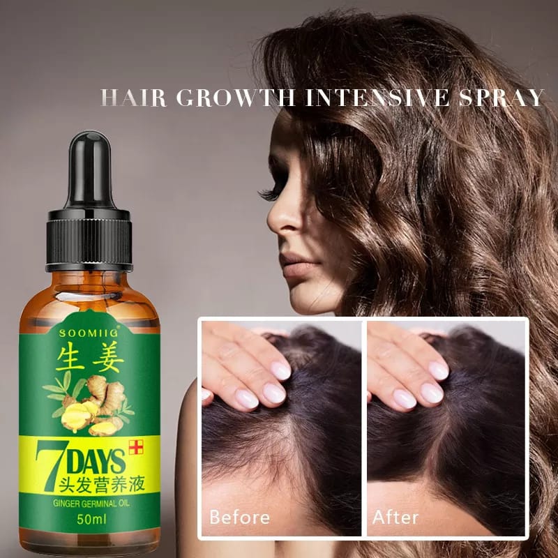 natural ginger root oil anti hair loss serum before and after results