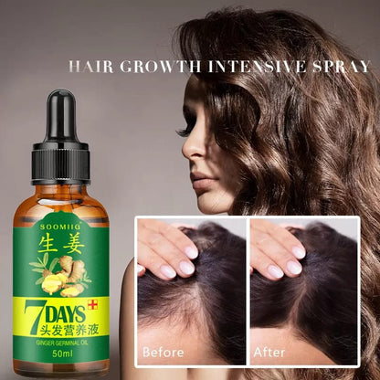 natural ginger root oil anti hair loss serum before and after results