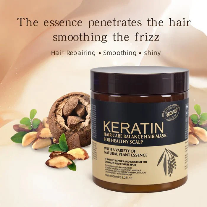 deep repair keratin conditioning mask application
