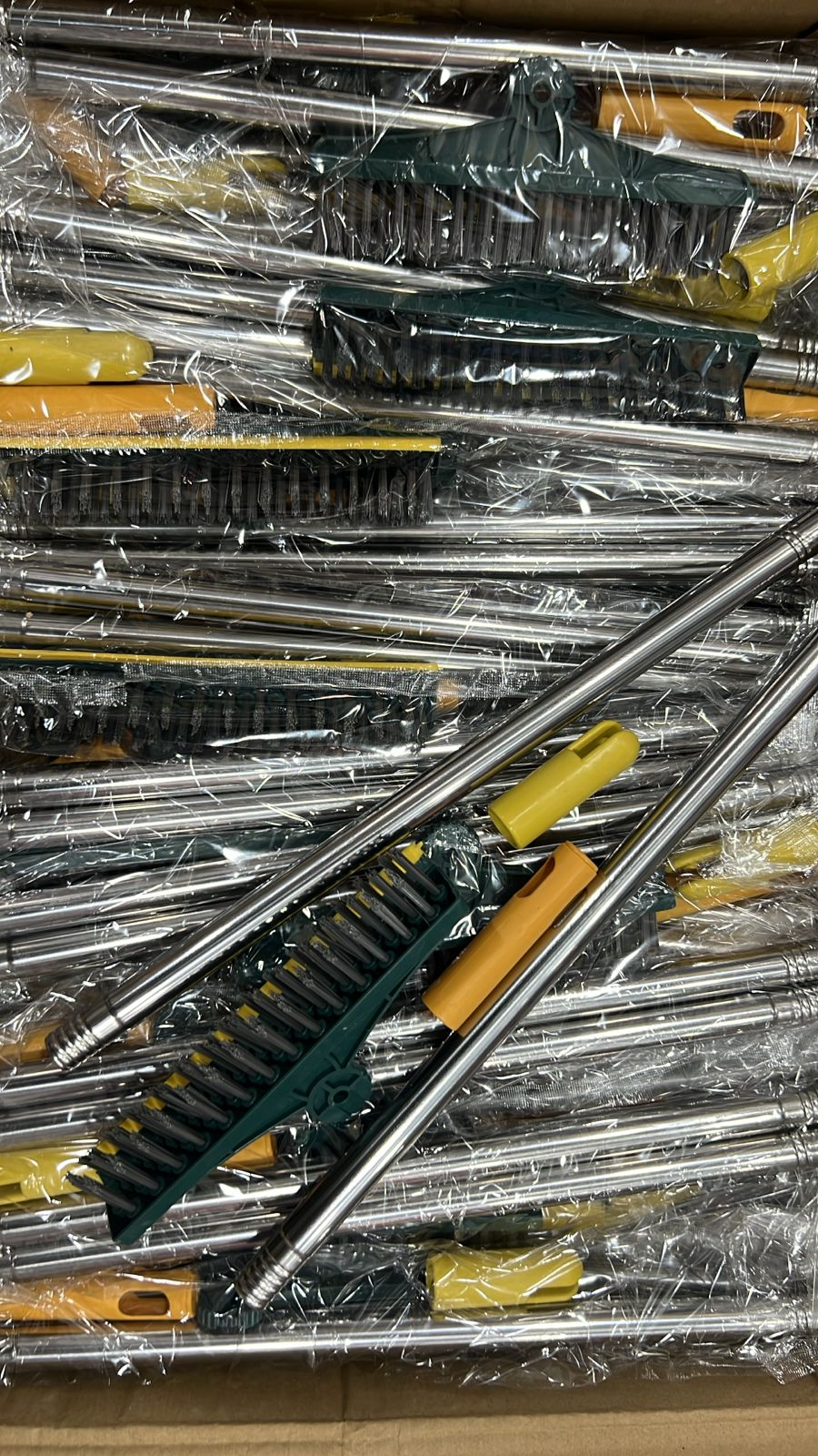 easy wall hanging 2 in 1 broom wiper packaging