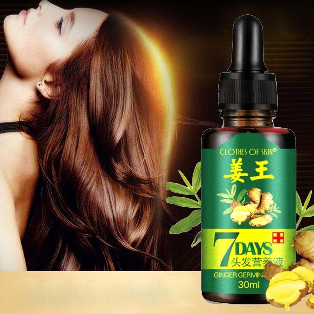 non greasy ginger hair nutrient solution for scalp massage