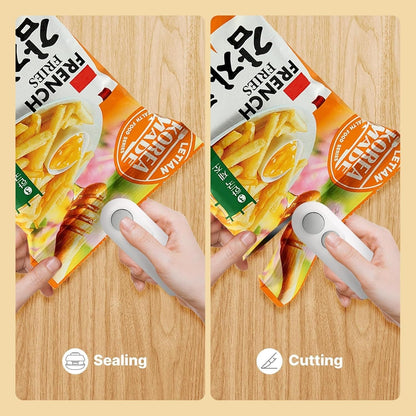 2 in 1 heat sealer and cutter tool in box packing
