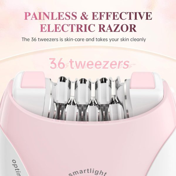 usb rechargeable ladies cordless epilator for whole body