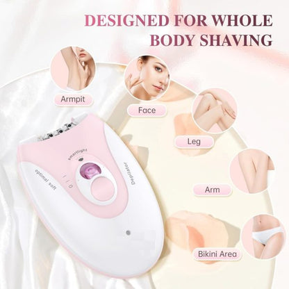 built in smart light daling womens hair removal epilator