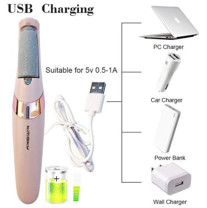 Electric Callus Remover for dead skin removal on heels