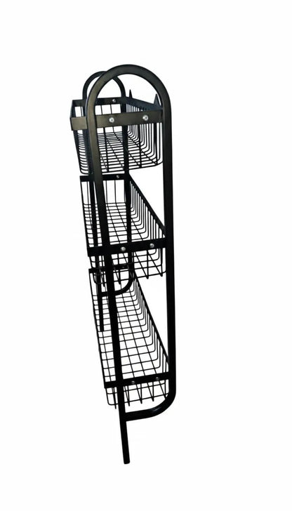 Heavy duty wall mounted kitchen spice organizer shelf