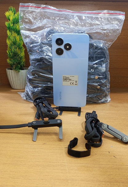 Desktop phone holder bracket charger cable ARISHBA Pakistan