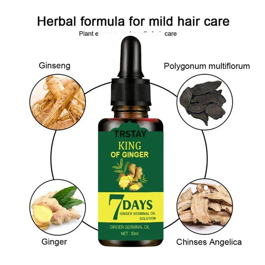 7 day ginger germinal oil hair nutrient solution bottle arishba store