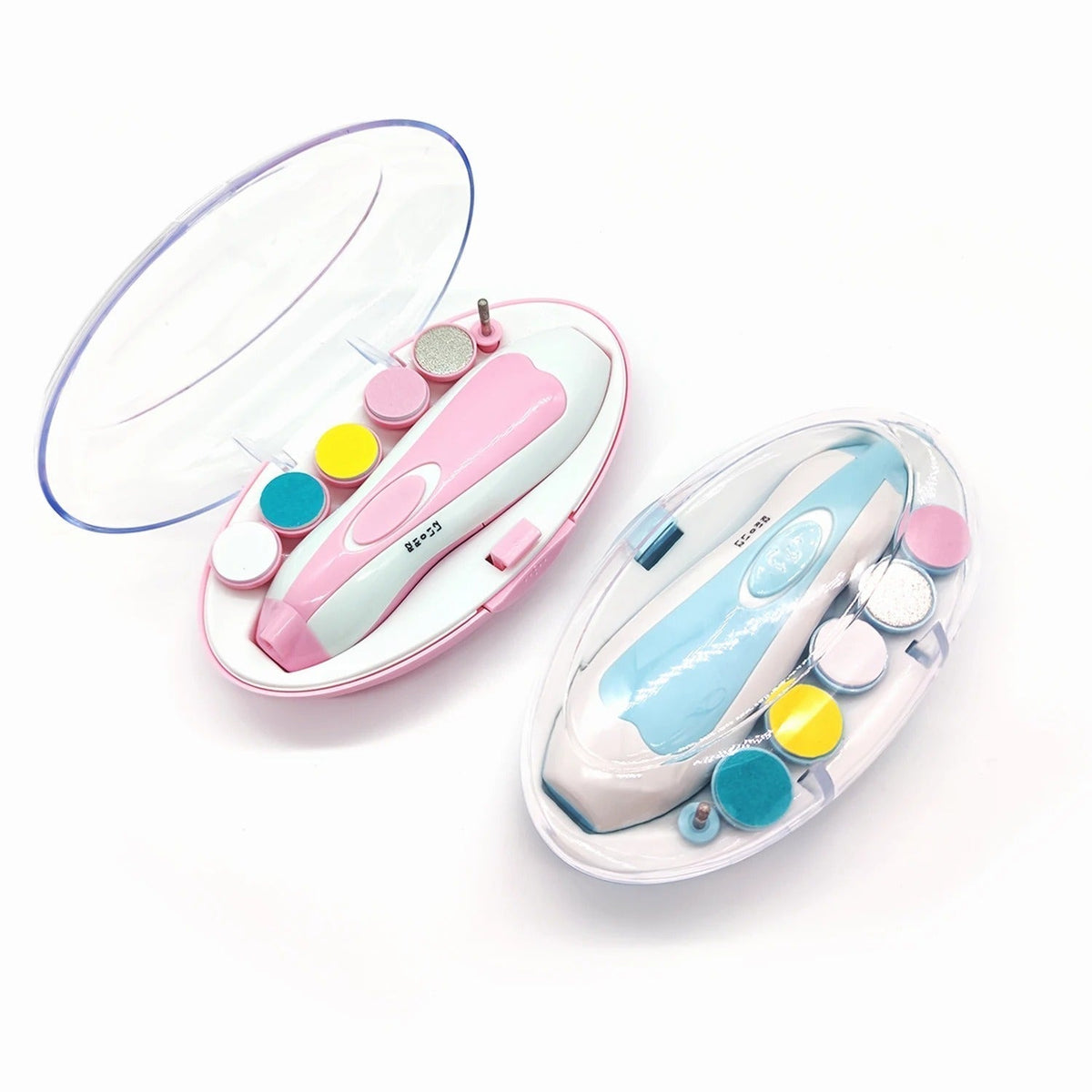 baby nail grooming set multiple grinding heads in storage box