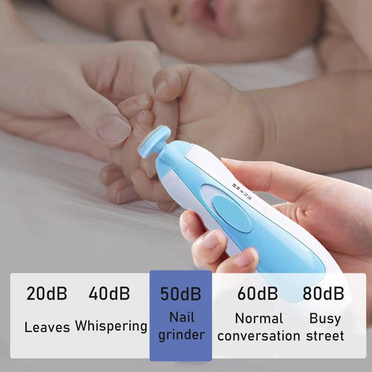 safe electric baby nail trimmer low decibel quiet operation arishba store
