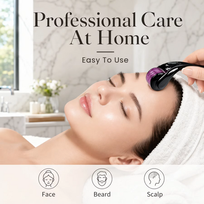 professional microneedling care at home for acne scars and skin glowing