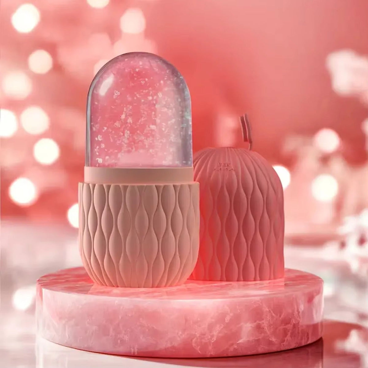 silicone ice cube facial roller with cleansing scrub arishba store