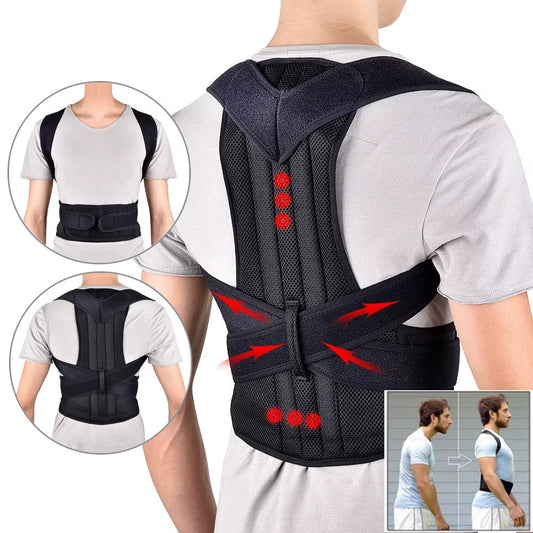 adjustable posture corrector back support belt for men and women arishba store