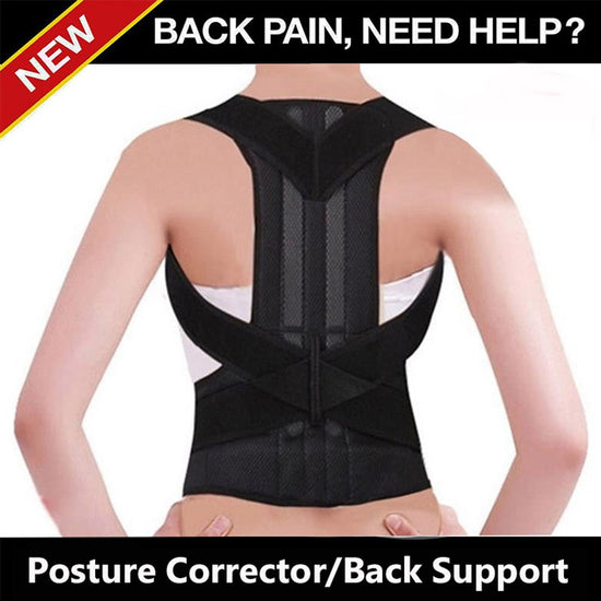 Adjustable Back Posture Corrector for Men & Women – Comfortable & Breathable Support Brace