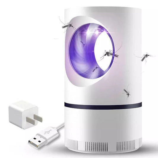 Mosquito Killer Lamp Electric Shocker Round with Charger – Powerful 360° UV Light Insect Trap for Home, Room & Outdoor Use | Safe, Silent & Eco-Friendly Bug Zapper (Cell Operated)