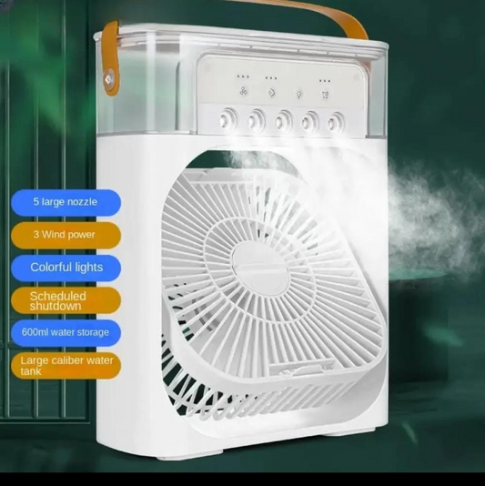 portable air conditioner fan usb electric fan with mist humidifier arishba store